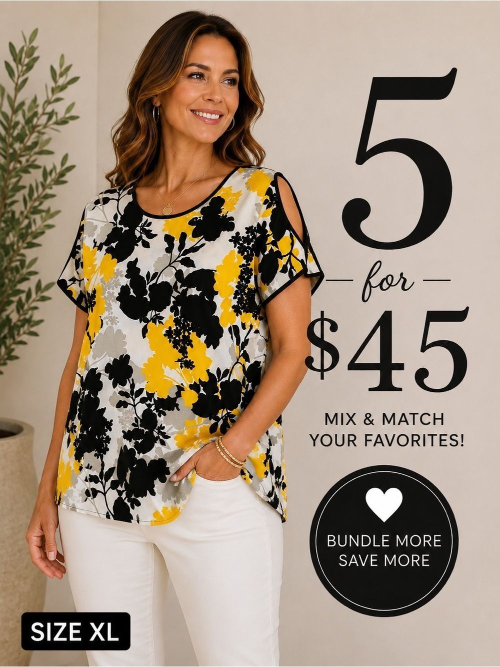 🎉5 for $45🎉 Jessica London Top Blouse Shirt Size 22W